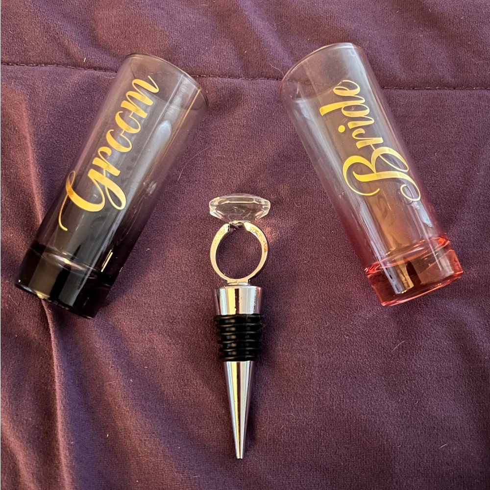 Wedding Shot Glass Set